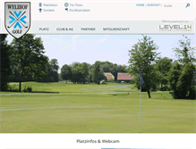 Tablet Screenshot of golfclub.ch