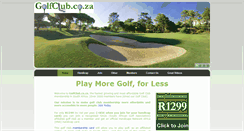 Desktop Screenshot of golfclub.co.za